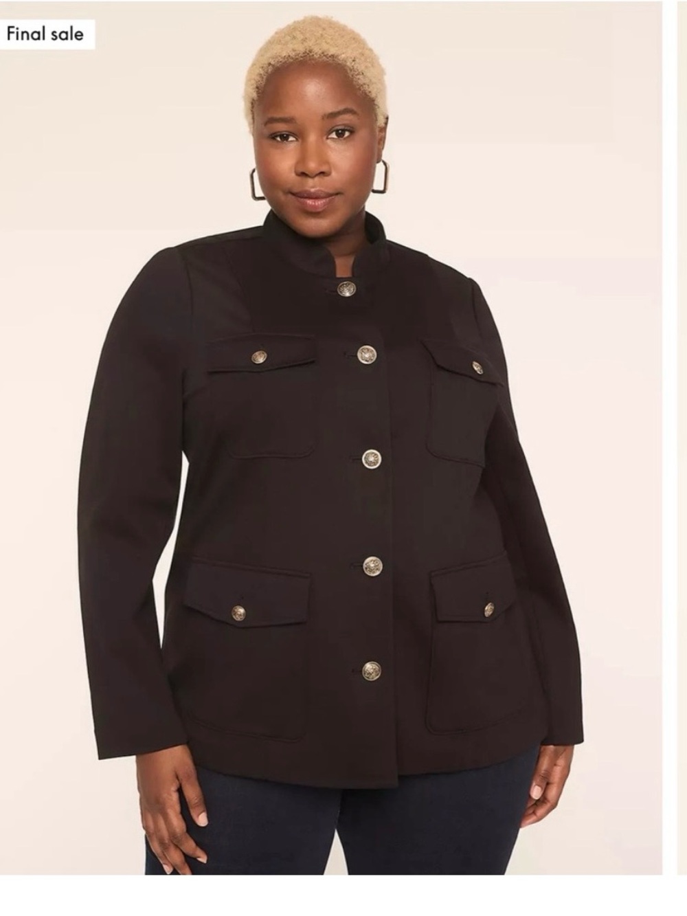 Lane Bryant ponte jacket